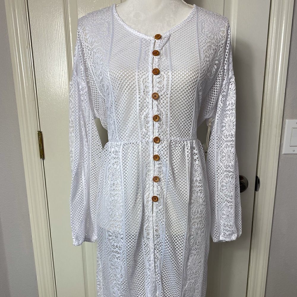 DEPT 222 Women’s Large Tuscan Sun Dress or SwimSuit Cover up